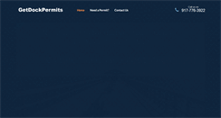 Desktop Screenshot of getdockpermits.com